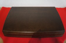 empty wooden cutlery box