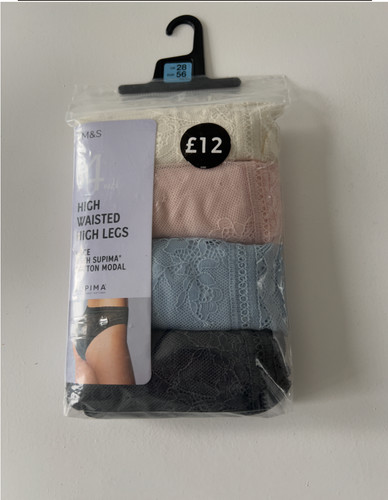 4pk modal lace - m&s, high
