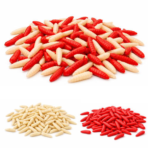 Fishing maggots fake - maggots,