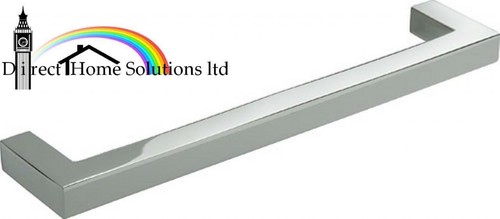 Polished chrome square - d, shape