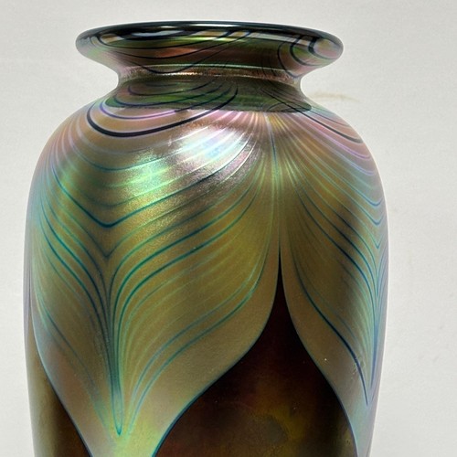 Abelman art glass - abelman, vase