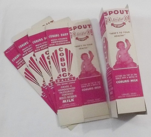 1950 coburg milk carton - coburg,