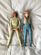 MARX Cowboy Kid & Chief Cherokee Johnny West Figures with accessories.
