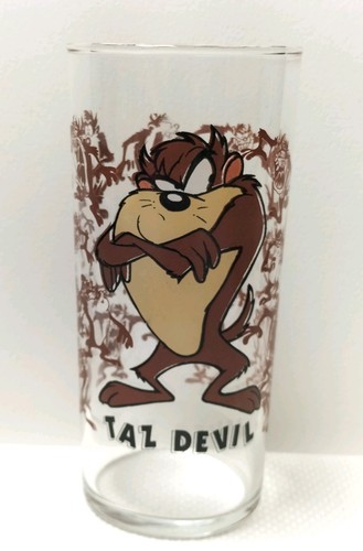 Vintage taz warner bros glass - bros,