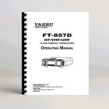 Yaesu FT-857D Transceiver operating manual