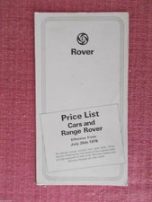 1976 RANGE ROVER AND ROVER
