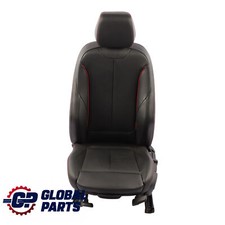 BMW F20 Front Seat Left N/S M Sport Interior Leather Dakota Black Akcent Red