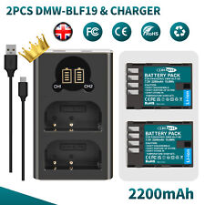 2x Battery DMW-BLF19 BLF19E +