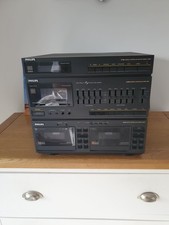 Philips Cassette FC 885 Cassette Deck, radio, amplifier