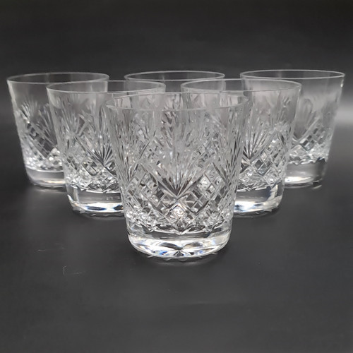 Webb corbett crystal tumblers - corbett,