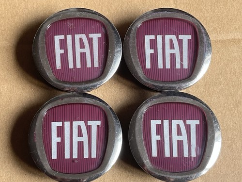 Original fiat 50mm red - x4,