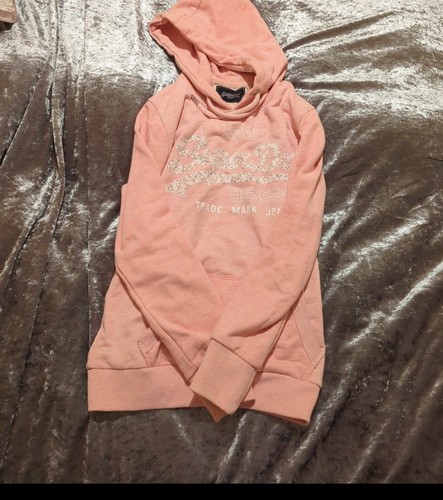 Superdry girls pink pullover - girls,