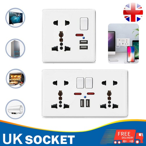 Double wall plug socket - socket, gang