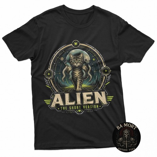 Alien cat space adventure - alien,