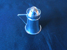 Solid Silver Pepper Shaker With Handle Hallmark Date 1907 By William Vale & Sons