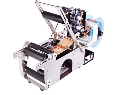 Round bottle labeling coding - round,