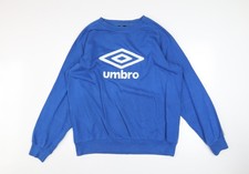 Umbro Men's Blue 2XL Crew Neck