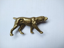 Pointer Dog Brass Figure