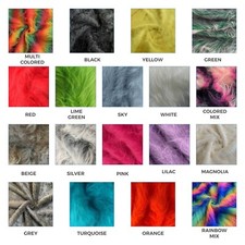 Long pile faux fur fabric - long,