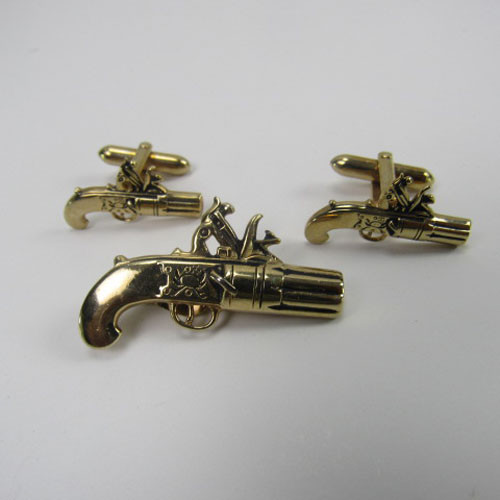 Swank flintlock pistol - swank,