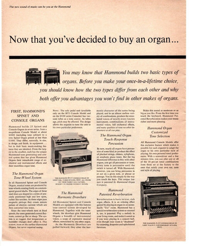 1963 hammond organ - hammond, pg