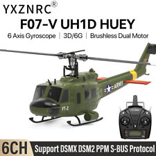 YUXIANG F07-V UH-1 Huey 6-Axis Gyro 6CH 3D Flying Brushless RC Helicopter