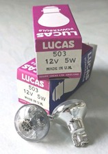 Lucas LLB503 Bulbs . Vauxhall