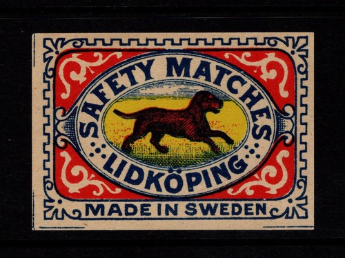 Matchbox label sweden - matchbox,