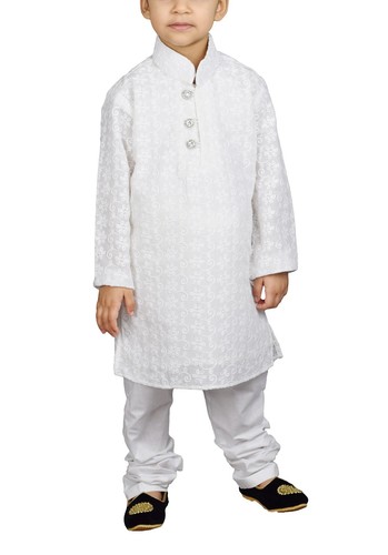 Boys indian chikankari kurta - indian,