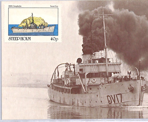 Steep holm island 40p - holm,