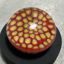 VINTAGE Millefiori Glass Dome