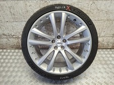 JAGUAR XK X150 2008 ''20 ALLOY WHEEL DAMAGED TYRE R20 9.5J ET26 6W83-1007-FC