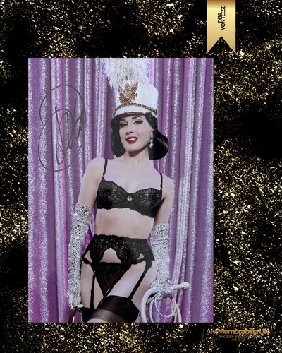 Dita von teese signed american - von,