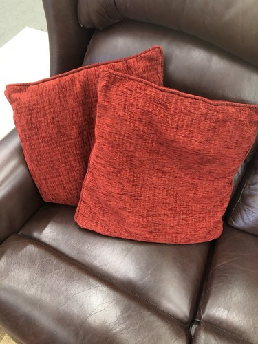 Pair deep red - pair, textured