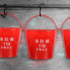  Fire Bucket with Lid Pit