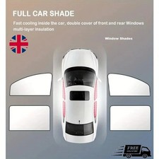 Magnetic Car Sunshade 4PCS UV