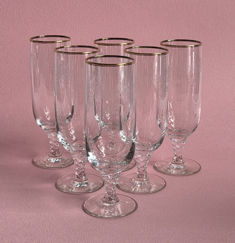 Vintage etched champagne - vintage,