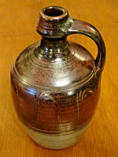 Large studio pottery flagon, height c.26cm, 1.6kg, no maker's mark - perfect