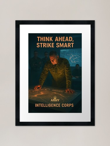 Intelligence corps framed art - intelligence,