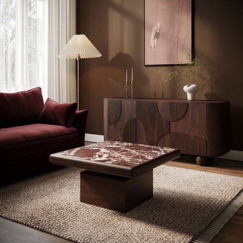 Large mango wood and red - large,