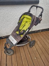 Mountain Buggy (Swift) including  Shade Rain Cover Push Chair Green Seat