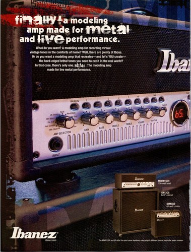 Ibanez amp original - original, print