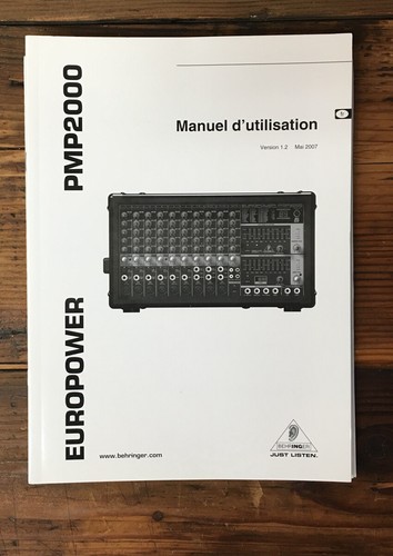 Behringer europower pmp2000 - behringer,