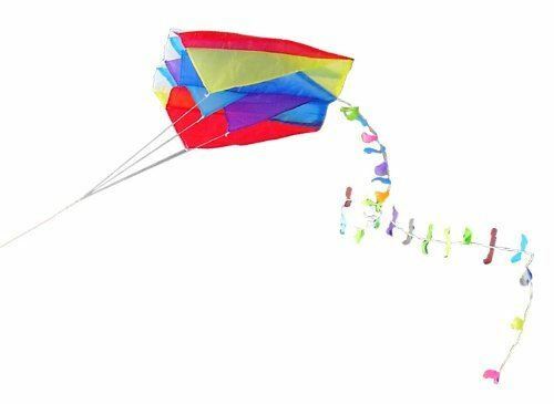 Colourful parafoil pocket kite - colourful,