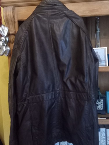 Gents leather jacket - jacket, large