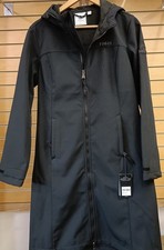 Tog24 Marina Women's Long Softshell Jacket, Black, Size 14