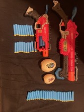 x shot dino attack bundle- 2 guns, 2 targets, 43 bullets