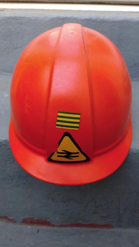 Red hard hat - red, safety