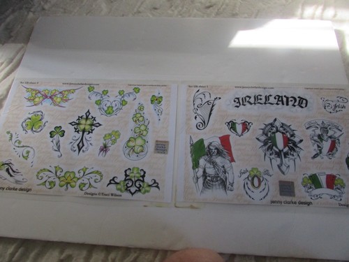 Laminated tattoo flash - 2,
