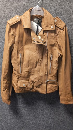 Muubaa cropped leather - cropped, jacket